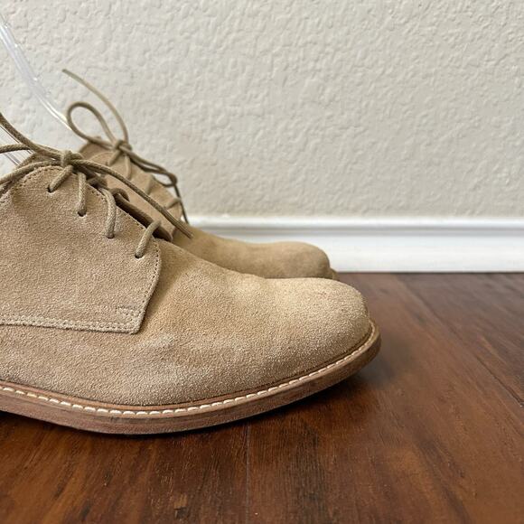 AMI ALEXANDRE MATTIUSSI Derby Shoes Tan Suede Lace Up Bluchers main image 9